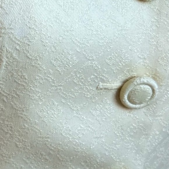 NWT Tahari Levine vintage vibe Petite yellow fitted jacket - Picture 8 of 11